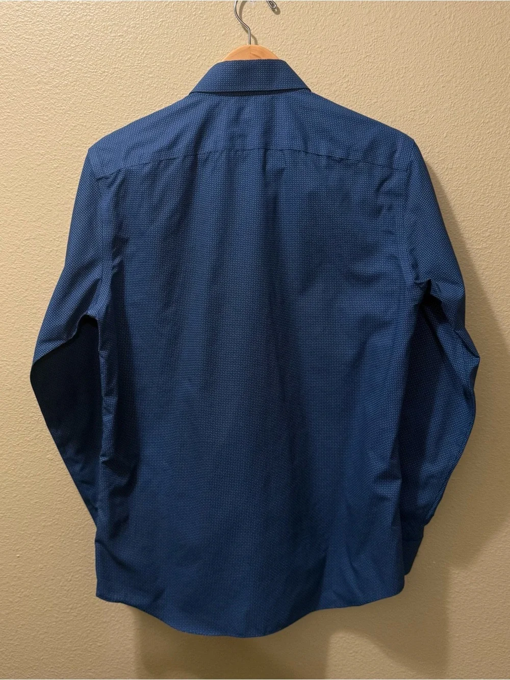 Men’s Small Banana Republic Blue Non-Iron Camden Fit Long Sleeve Button Up Shirt